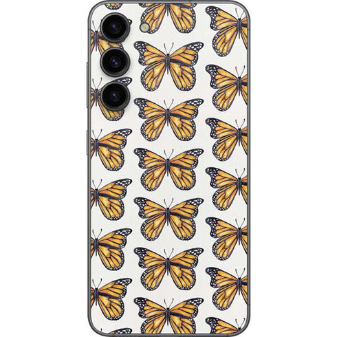 Cat Coq Monarch Butterflies Galaxy S23 Plus Skin