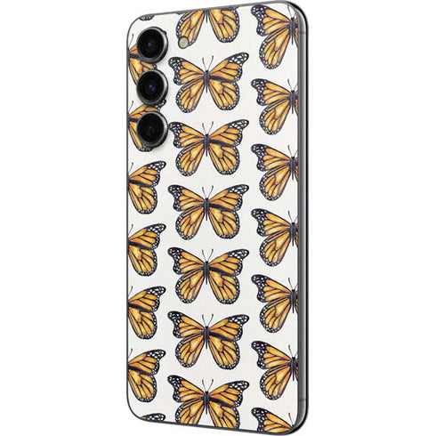 Cat Coq Monarch Butterflies Galaxy S23 Plus Skin