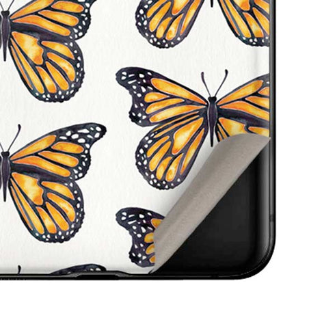 Cat Coq Monarch Butterflies Galaxy Z Flip Skin
