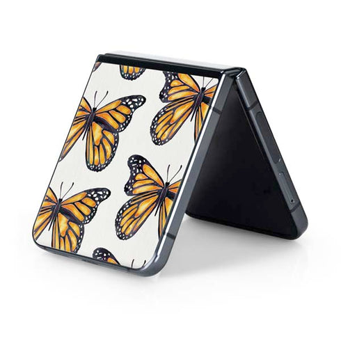 Monarch Butterflies by Cat Coq Galaxy Z Flip5 5G Skin