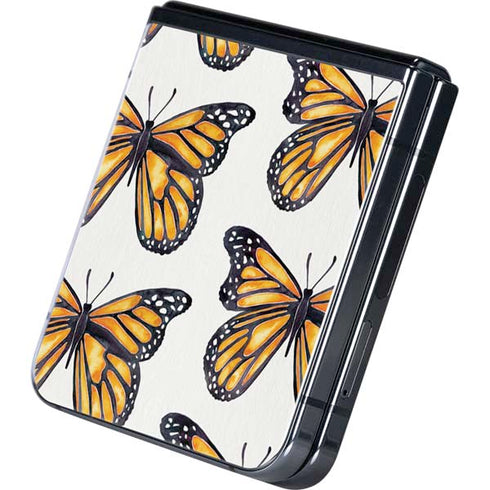 Monarch Butterflies by Cat Coq Galaxy Z Flip5 5G Skin