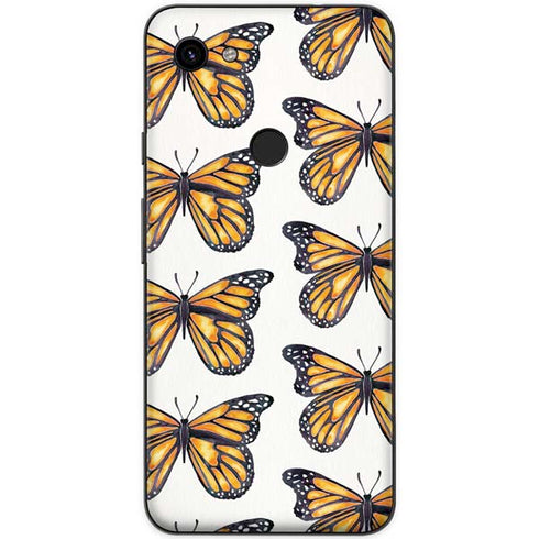 Cat Coq Monarch Butterflies Google Pixel 3a XL Skin