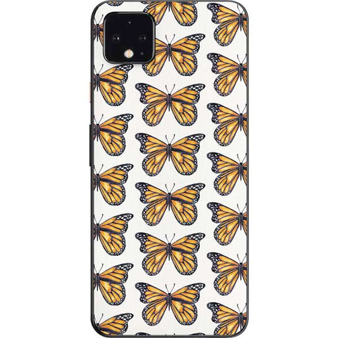 Cat Coq Monarch Butterflies Google Pixel 4 XL Skin