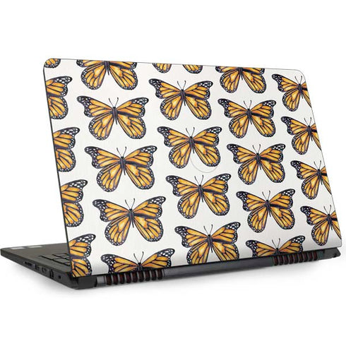 Cat Coq Monarch Butterflies Dell Inspiron Skin