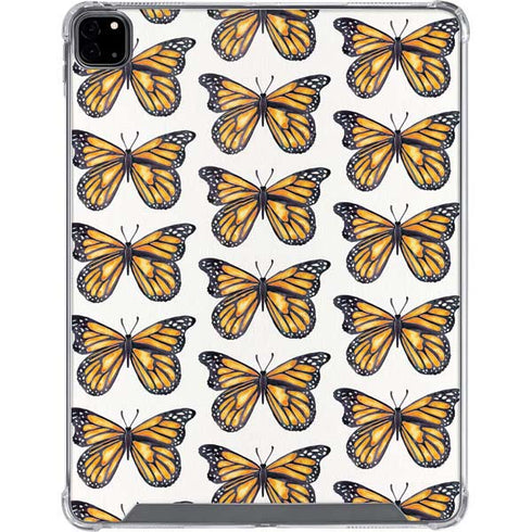 Cat Coq Monarch Butterflies iPad Pro 12.9in (2020) Clear Case