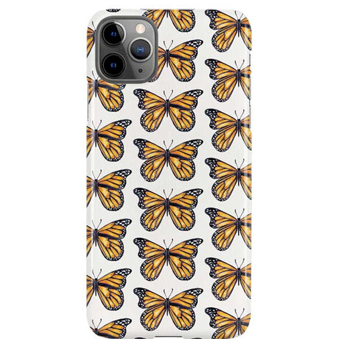 Cat Coq Monarch Butterflies iPhone 11 Pro Max Lite Case