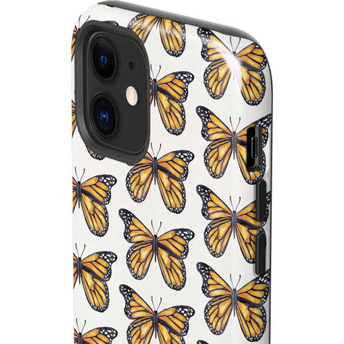 Cat Coq Monarch Butterflies iPhone 12 Impact Case