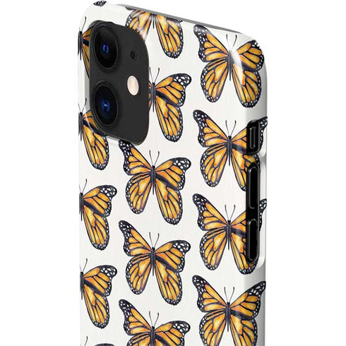 Cat Coq Monarch Butterflies iPhone 12 Mini Lite Case