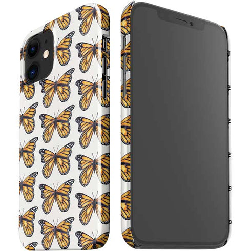 Cat Coq Monarch Butterflies iPhone 12 Mini Lite Case