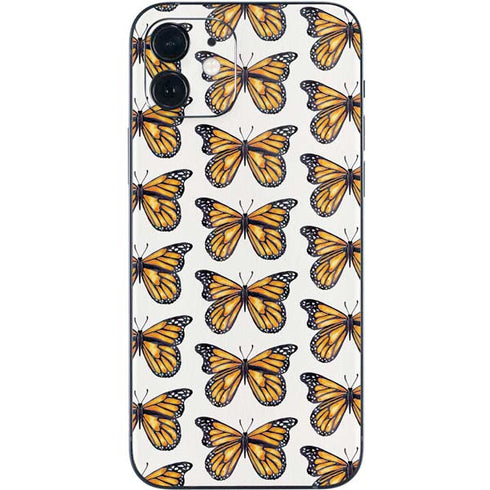 Cat Coq Monarch Butterflies iPhone 12 Mini Skin