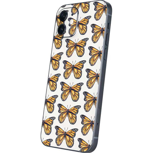 Cat Coq Monarch Butterflies iPhone 12 Mini Skin