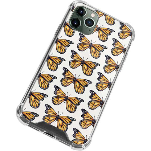 Cat Coq Monarch Butterflies iPhone 12 Pro Clear Case