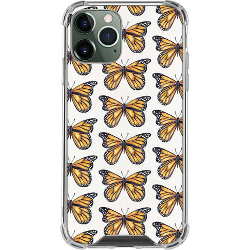 Cat Coq Monarch Butterflies iPhone 12 Pro Max Clear Case