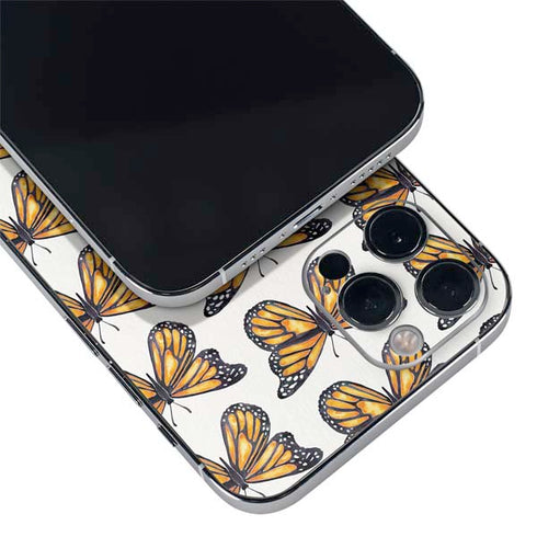 Cat Coq Monarch Butterflies iPhone 12 Pro Skin