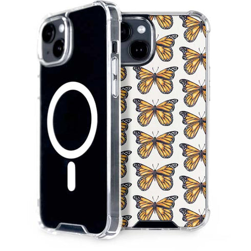 Cat Coq Monarch Butterflies iPhone 13 MagSafe Case