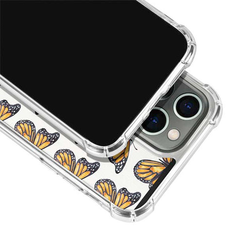 Cat Coq Monarch Butterflies iPhone 13 Pro Clear Case