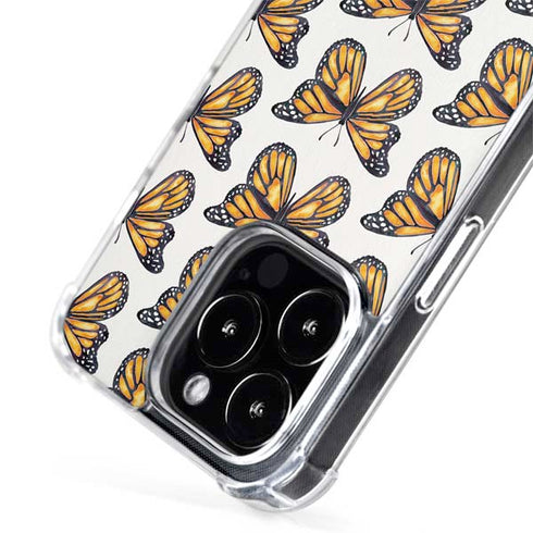 Cat Coq Monarch Butterflies iPhone 14 Pro Max MagSafe Case