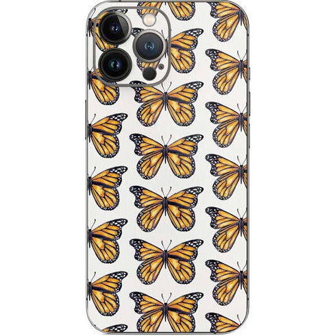 Cat Coq Monarch Butterflies iPhone 14 Pro Max Skin