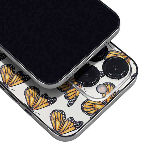 Cat Coq Monarch Butterflies iPhone 14 Pro Max Skin