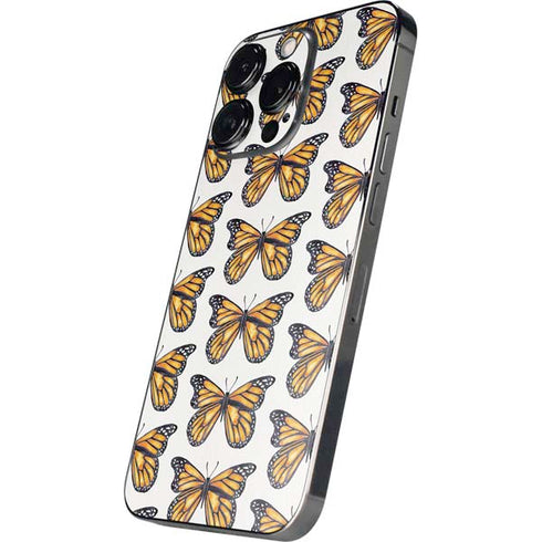 Cat Coq Monarch Butterflies iPhone 14 Pro Skin