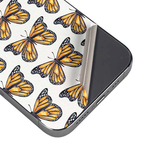 Cat Coq Monarch Butterflies iPhone 14 Pro Skin