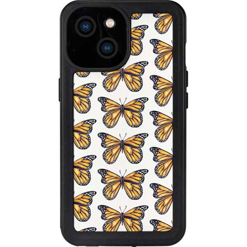 Monarch Butterflies by Cat Coq iPhone 15 Waterproof Case