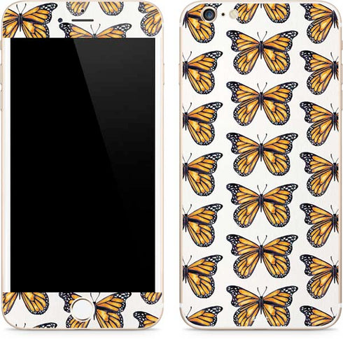 Cat Coq Monarch Butterflies iPhone 6/6s Plus Skin