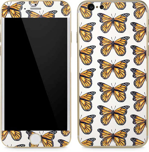 Cat Coq Monarch Butterflies iPhone 6/6s Skin