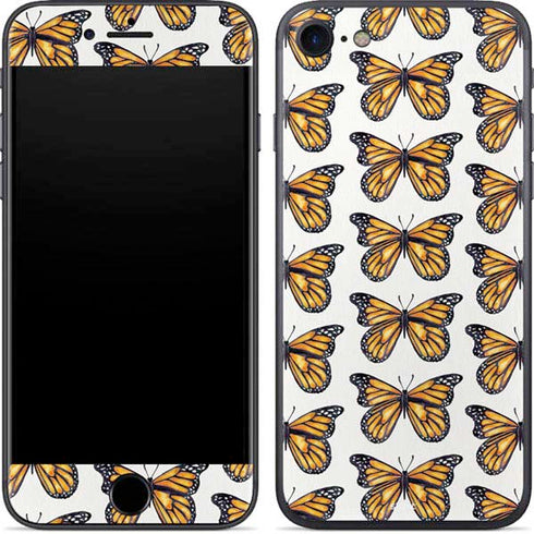Cat Coq Monarch Butterflies iPhone SE (2nd & 3rd Gen) Skin