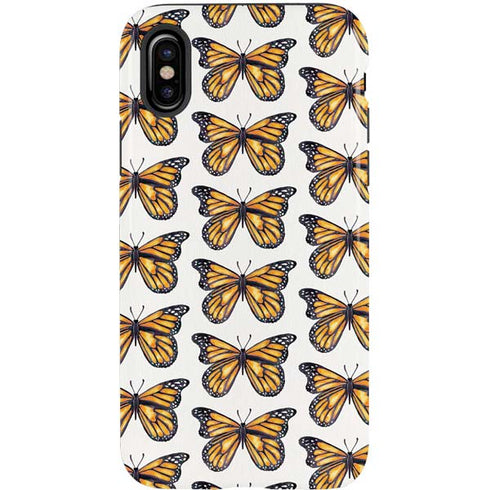 Cat Coq Monarch Butterflies iPhone X Pro Case