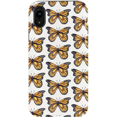 Cat Coq Monarch Butterflies iPhone XR Pro Case