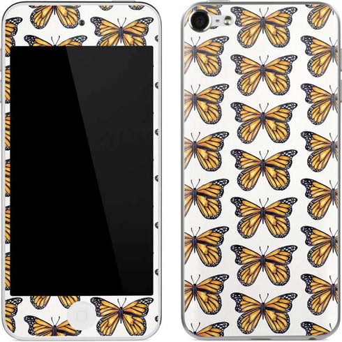 Cat Coq Monarch Butterflies Apple iPod Skin