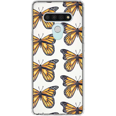 Monarch Butterflies by Cat Coq LG Stylo 6 Clear Case