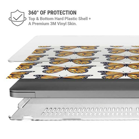 Monarch Butterflies by Cat Coq MacBook Pro 16in (2021-25) Case plus Skin