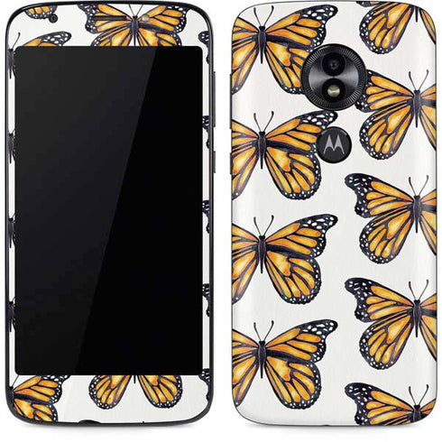 Cat Coq Monarch Butterflies Moto E5 Play Skin