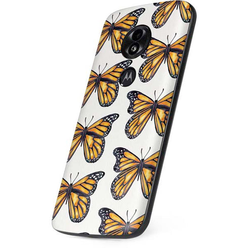 Cat Coq Monarch Butterflies Moto E5 Play Skin