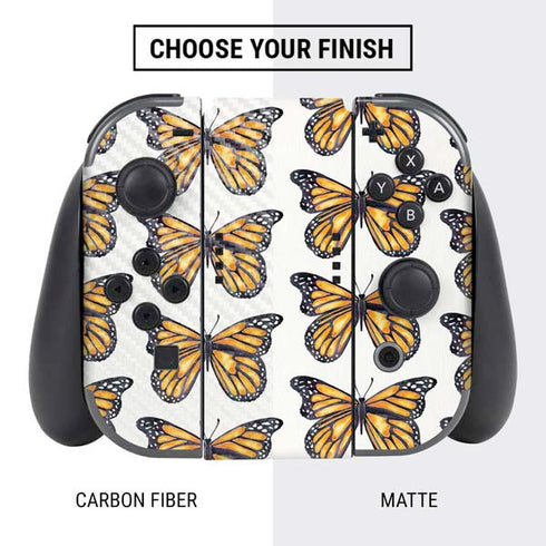 Cat Coq Monarch Butterflies Nintendo Switch Bundle Skin