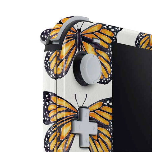 Cat Coq Monarch Butterflies Nintendo Switch Lite Skin