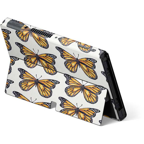 Cat Coq Monarch Butterflies Nintendo Switch OLED (2021) Skin