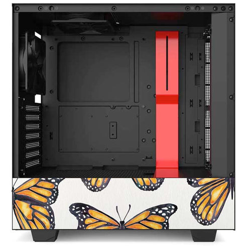 Cat Coq Monarch Butterflies NZXT H510 Compact ATX Mid-Tower Case Skin