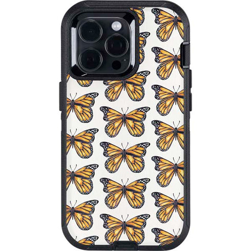 Monarch Butterflies by Cat Coq Otterbox Defender iPhone Skin