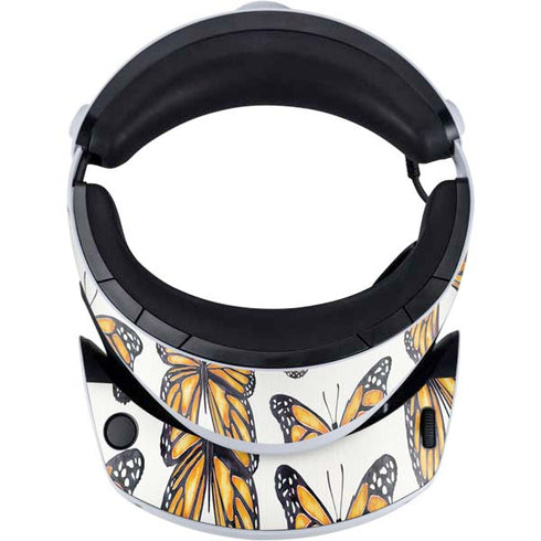 Cat Coq Monarch Butterflies PlayStation VR2 Skin