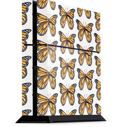 Cat Coq Monarch Butterflies PS4 Console Skin