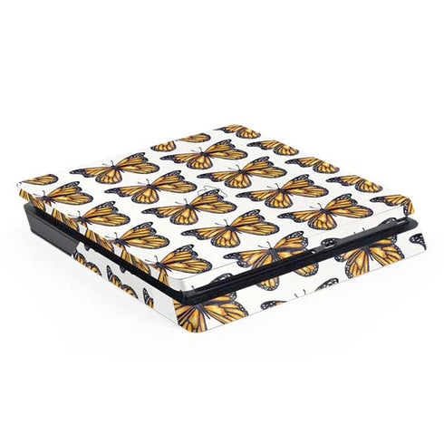 Cat Coq Monarch Butterflies PS4 Slim Skin