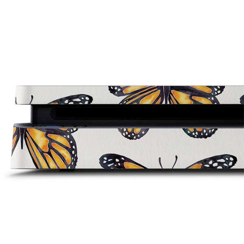 Cat Coq Monarch Butterflies PS4 Slim Skin