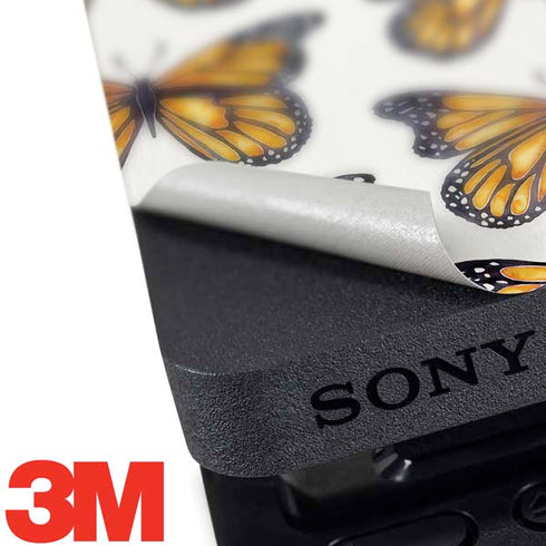 Cat Coq Monarch Butterflies PS4 Slim Skin