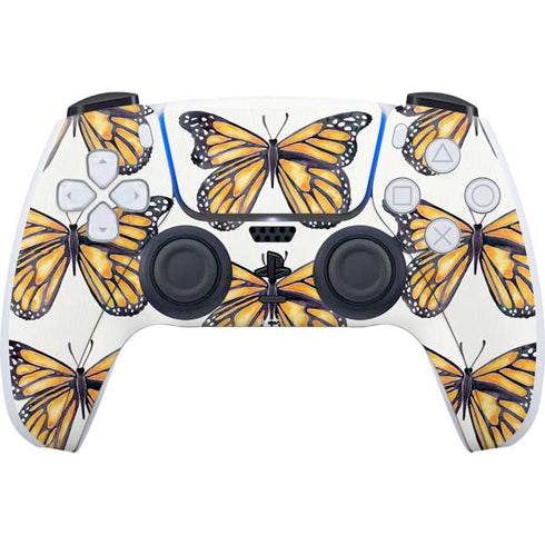 Cat Coq Monarch Butterflies PS5 Controller Skin