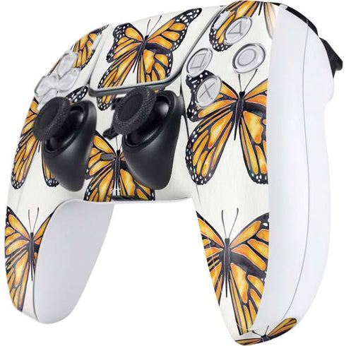 Cat Coq Monarch Butterflies PS5 Controller Skin