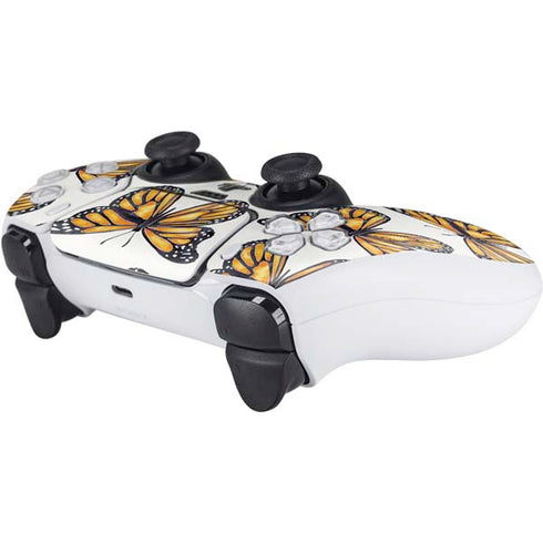 Cat Coq Monarch Butterflies PS5 Controller Skin