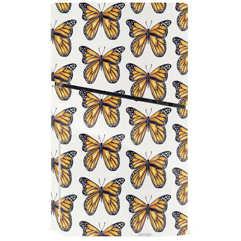 Monarch Butterflies by Cat Coq PS5 Slim Disk Bundle Skin